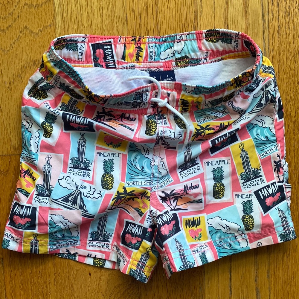 Janie & Jack Hawaii swimming trunks